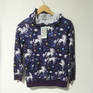 Girls Jxstar Hoodie Unicorn Sweatshirt For 10-11 year old